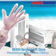 B0404 Bergamot Polyethlyene PE Plastic Gloves (100 Pcs)