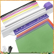 Hand Push Binder, 30 Hole Binder Machine, Coil Binder, Home Desktop Binder Puncher for A4 A5 A6 A7 B