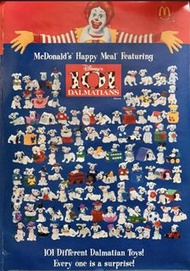 日版 麥當勞 迪士尼101忠狗開心樂園玩具全套