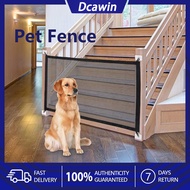 Dcawin 180*72CM Pet Fence Isolation Net Portable Folding Safety Magic Gate Guard Mesh Safe Fence Net for Pets Dog Puppy Cat Gauze Pet Isolation Net Dog Gate for House Indoor Stair Doorway