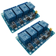 2PCS DC 5V 4 Channel Relay Module Compatible with Arduino R3 MEGA Raspberry Pi with Optocoupler High