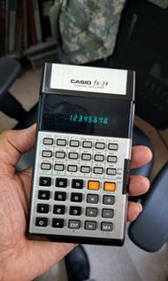 運作正常 CASIO fx-39  LED 綠燈 SCIENTIC CALCULATOR 計算機