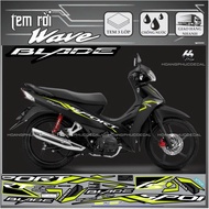 Sticker for Honda Blade, Wave Blade SPORT | 3 layers of waterproof and non-fading