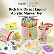 Mideer มิเดียร์ Straight Liquid Acrylic Marker – 24 colors ปากกาเมจิกสีอะคริลิค (MD2331)