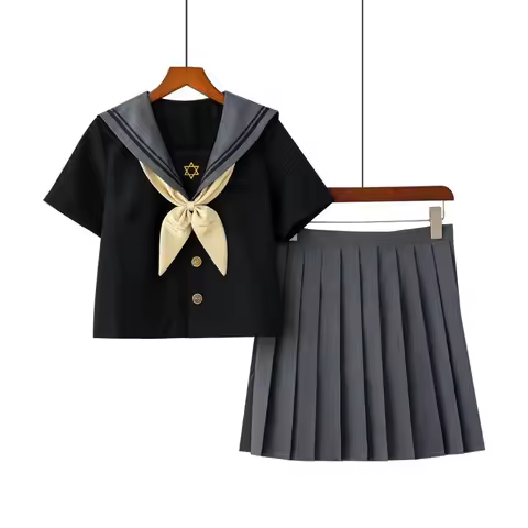 Japanese School Uniform For Girls Sweet Lolita Sailor Korean Uniforms Anime Cosplay Long Sleeve 8L9H