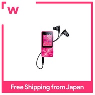 SONY Walkman S Series NW-S13: 2014 model pink NW-S13 P with 4GB Bluetooth compatible earphones