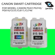 Canon PG47/CL57 Refillable Cartridge Ink Smart Cartridge Print Up To 1000Pages for Canon e400 e410 e4270