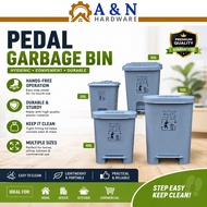 Pedal Dustbin 20L / 30L / 40L / 50L Grey Colour Garbage Bin Dustbin with Lid