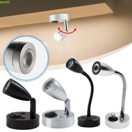 BUCKS LED RV Spotlight, 3W Adjustable Interior Reading Lamp, Portable White/WarmWhite Rotatable 12V 