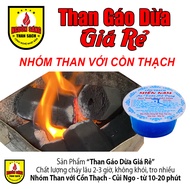 Combo (5kg) Than sạch không khói Tặng cồn thạch nhóm than Than sinh học cao cấp Sài Gòn