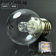 POPULAR Oven Lamp, Tungsten Salt Bulb Filament bulb, Hot Cooker Hood Lamp E27 40W High temperature Salt Bulb Warm White.