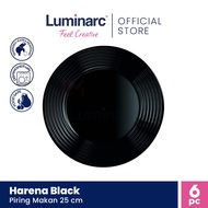 Luminarc Harena Black Dinner Plate 25cm