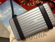 CHRISTIAN DIOR x RIMOWA blue PERSONAL CLUTCH Crossbody Bag