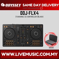 Pioneer DJ DDJ-FLX4 2-deck Rekordbox and Serato DJ Controller With Case - Black / White ( DDJ FLX4 /