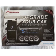 PIONEER MXT- S3166BT Digital Media Receiver 6.5" 2 Way Speaker Bundle with Pandora Premium trial