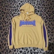 Hoodie Acover Flame Backprint Yellow