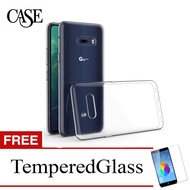 Clear Soft Case for LG G8X ThinQ 2019 - 6.4 inch - LM-G850 - Free Tempered Glass