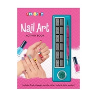Arts &amp; Crafts Nail Art Activity Book For Kids With Materials &amp; Instructions