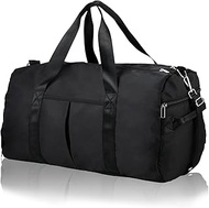 DAYGOS Men's Sports Bag, Travel Bag with Shoe Compartment & Wet Compartment, Waterproof 40L Sports B