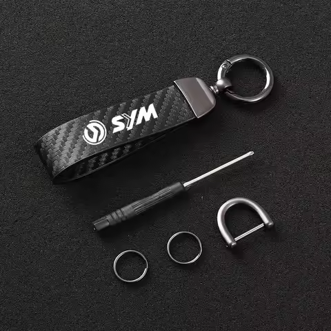 Leather Motorcycle keychain for SYM JOYMAX Z 125/250/300 MAXSYM 400i 600i TL500 CRUiSYM 300 GTS 300i