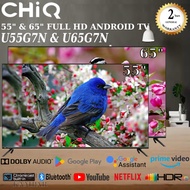 CHiQ 55" &amp; 65" 4K UHD ANDROID TV U55G7N // U65G7N // SHARP 50 INCH FULL HD GOOGLE TV 2TC50EG1X