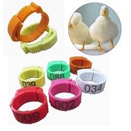 100/50 Pcs Adjustable Chicken Foot Ring Poultry Foot Ring Inner Diameter 2mm To 2.4cm Retractable Fo