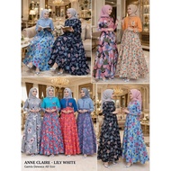 Gamis Dasgam Dress Long Premium - Adult Long Sleeves All Sizes | ANNE CLAIRE LILY WHITE G 825, G 826