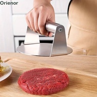 Stainless Steel Grill Press, No Rust Stainless Steel Smash Burger Press, Steak Burger Round Burger S