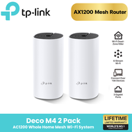 Deco M4 | AC1200 Whole Home Mesh Wi-Fi System (2-Pack) - TP-Link