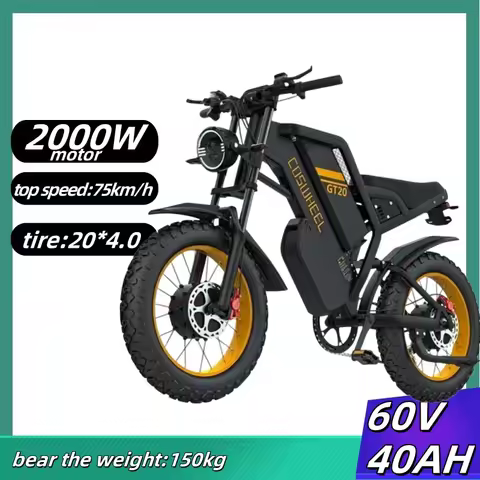 GT20 style Electric bicycle 3000W motor 48V 40AH battery E bike 20 inch Tire Mountain Off-Road 3 rid