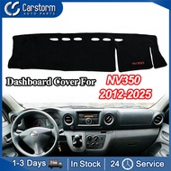 Carstorm Dashboard Cover For Nissan NV350 2012-2015 Premium Polyester Dash Board Pad Dash Mat