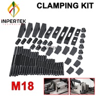 Clamping Kit M18 Clamp Set M 18 Klem Penjepit Mesin Milling Clemping Set