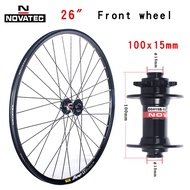 ✅Original Novatec Mountain Bike Wheelset 26/27.5/29Inch D041/D442 15X100/110 12X142/148 7-11 Speed 32H Disc Brake Thru MTB Bicycle Wheel