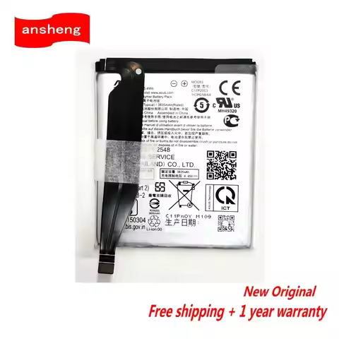 Original 4000mAh C11P2003 Battery For ASUS Zenfone 8 Zenfone 8 mini Zenfone 8 5G Genuine Phone Batte