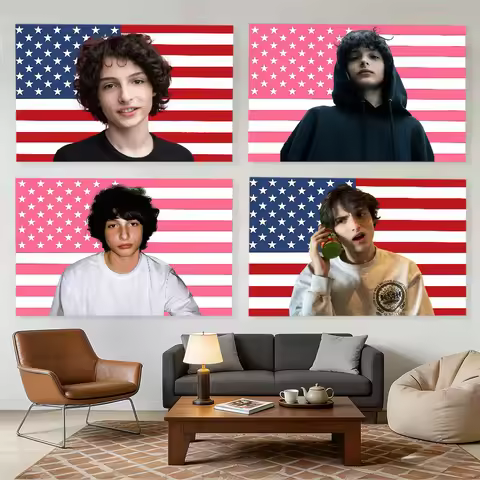 Canadian Actor F-Finn Wolfhard flag Decorative Banners Suitable For Outdoor Camping Family Parties A