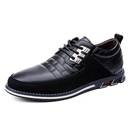 Shoes Men Leather Casual Loafers Dress Breathable Driving Moccasins Oxford Walking Shoe Arch Sneaker