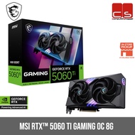 MSI GeForce RTX 5060 Ti GAMING OC 8G GDDR7 GRAPHIC CARD
