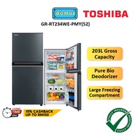 Toshiba Mini Refrigerator 2 Door 203L Fridge Inverter Peti Sejuk Mini Peti Ais 2 Pintu Murah 迷你冰箱 GR-RT234WE-PMY(52)