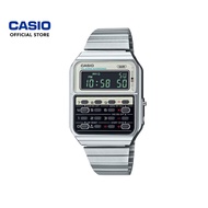 Casio Vintage CA-500WE-7B Silver Stainless Steel Band Men Watch / Women Watch