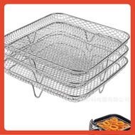 ♀Bir Fryer Three-layer Stacked Mesh Suitable for Oven Air Fryer Stainless Steel Dehydrator Rack NINJ