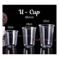 50pcs. High Quality U - Cup 8oz. 12oz. 16oz. 22oz. - For milk tea