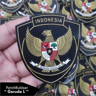 Indonesian national team football logo GARUDA L BLACK - new national team jersey logo with embossed 