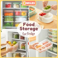 Fridge Food Storage Plastic Container Freezer Strainer Drain Basket Stackable Reusable PP Food Grade