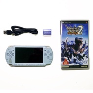 Sony PSP 2000 薄荷綠 已改機 IPS Mon 連8gb save card 充電線 電池 遊戲 全正常 中古 懷舊 電子游戲 PlayStation