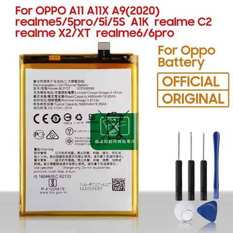 2024 Years BLP727 BLP729 BLP711 BLP721 BLP741 BLP757 Phone Battery For Oppo A11 A11X A9 2020 A1K Rea