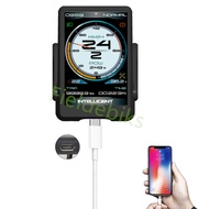 Electric Bike UART and CANBUS LCD Touch Display Electric Speed Display for Bafang  Mid Hub Motor for