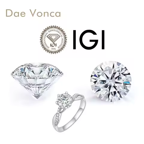 Round Shape Lab Created Diamonds DE 0.3-6.0ct Loose Diamond VS/VVS IGI Certificate Diamond For Fine 