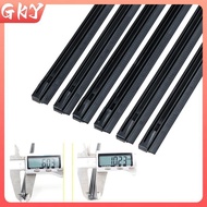GKY 2Pcs Car soft rubber bone windshield wiper de refill strips 6mm 14-22'' GKY
