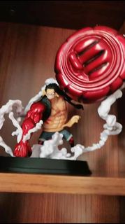 航海王公仔四擋魯夫大猿王槍one piece 蒙其.D.鲁夫22CM