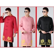 Men Samfu Plus Size Traditional Samfu Bridegroom Traditional Costumes Chinese New Year Wear